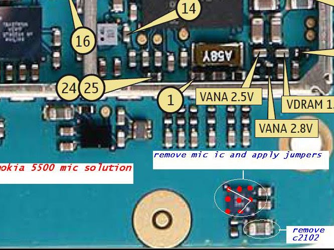 v3i mic solution. Nokia 5500 Mic Microphone Ways