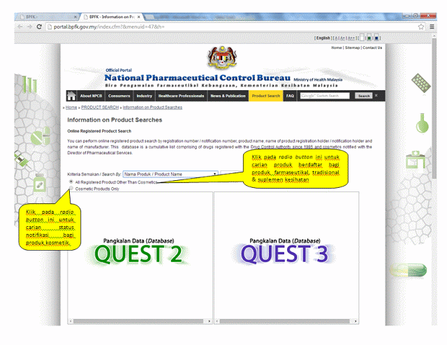 Cara Semak Online Produk Kosmetik Ubat Ubatan Yang Telah Diluluskan Oleh Kementerian Kesihatan Malaysia Sumbermalaysia