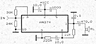 1 Watt l 8 - 16 Volts Audio Amplifier