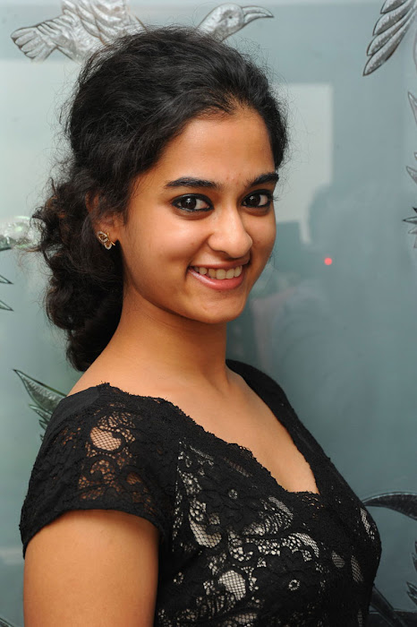 nanditha in black dress unseen pics