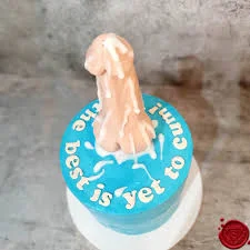 A dick shaped adult females party cakes