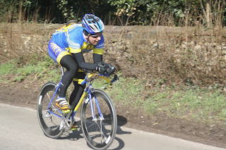   Nick Senechal riding the Welwyn Hilly, 2013.