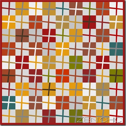 Pattern modern quilting ZEN CHIC