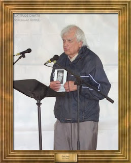 Writer Don Kerr, at the Cathedral Village Arts Festival 2011