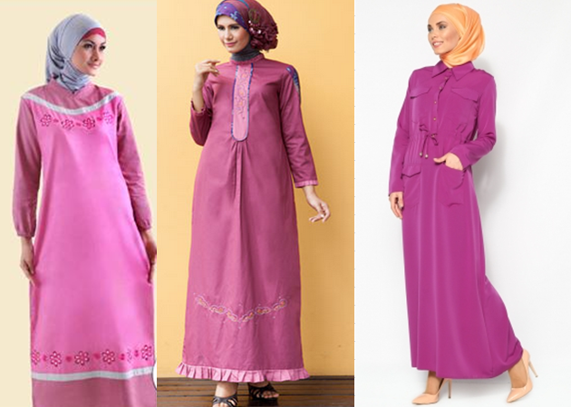 Model Baju Muslim Katun Polos 20 Model Terbaru 2017 - Baju 