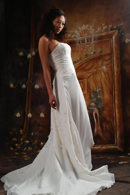 Romantic Wedding Gown Design 