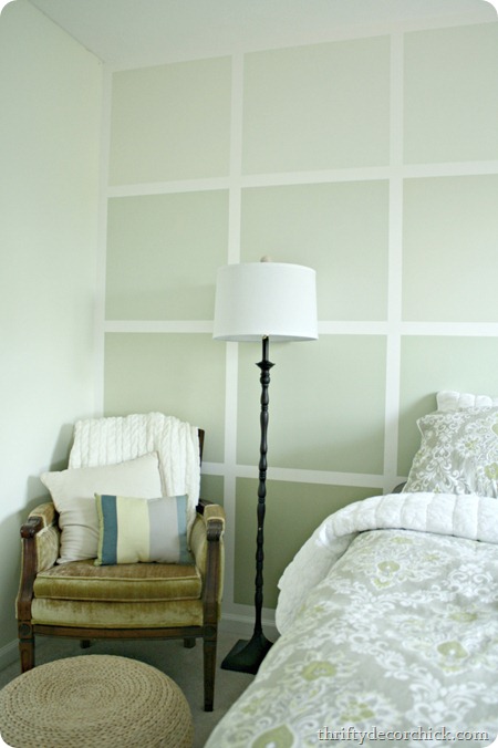 ombre squares on wall