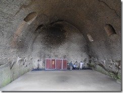 DSCN4234 Huge wine cellar. that held a barrel if wine holding 200,000 litres for the Garrison.