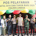 Kapolres Lingga Cek Kesiapan Pos Pelayanan Operasi Lilin Seligi 2019 di Wilayah Daik Lingga dan Senayang