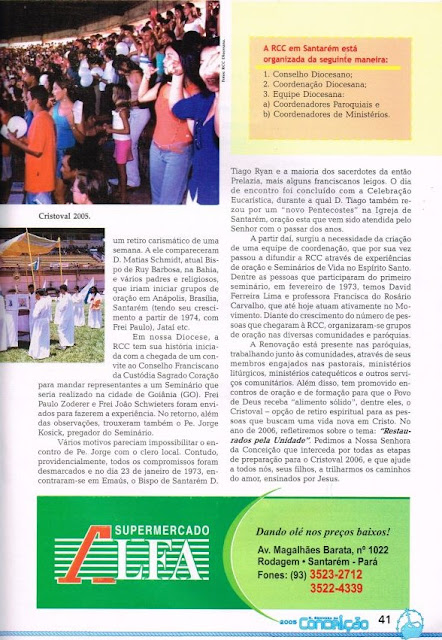 PROGRAMA DA FESTA DE NOSSA SENHORA DA CONCEIÇÃO - 2005