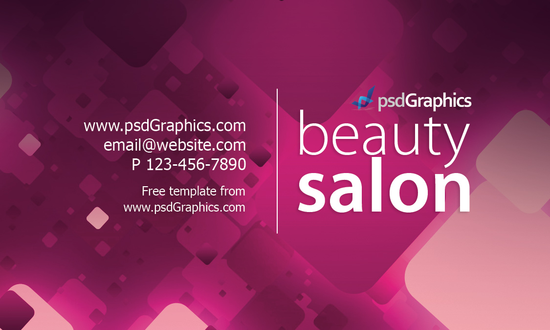 How Much Exercise To Lose Weight Fast Beauty Salon Business Card Template