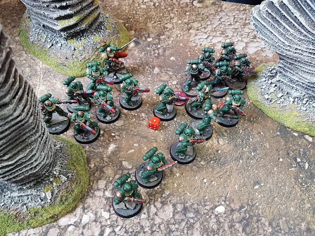 Warhammer 40k battle report - Maelstrom of War - Contact Lost - 2000 points - Dark Angels vs Thousand Sons.