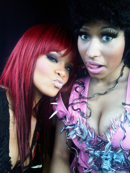 nicki minaj and rihanna 2011. Rihanna amp; Nicki Minaj on the