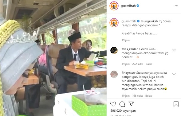 Nikah di Bus Efek PPKM Menjadi Viral