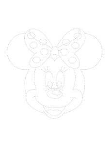 Desenho Minnie Disney para cobri