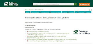  Comunicados oficiales de la Consejería de Educación y Cultura