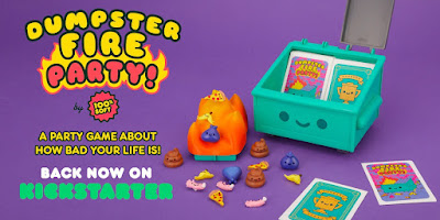 Dumpster Fire Party! Tabletop Game & Kickstarter Exclusive Vinyl Figures by 100% Soft