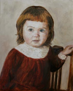 Tytön muotokuva - Portrait of a girl,  Aija Saukkonen