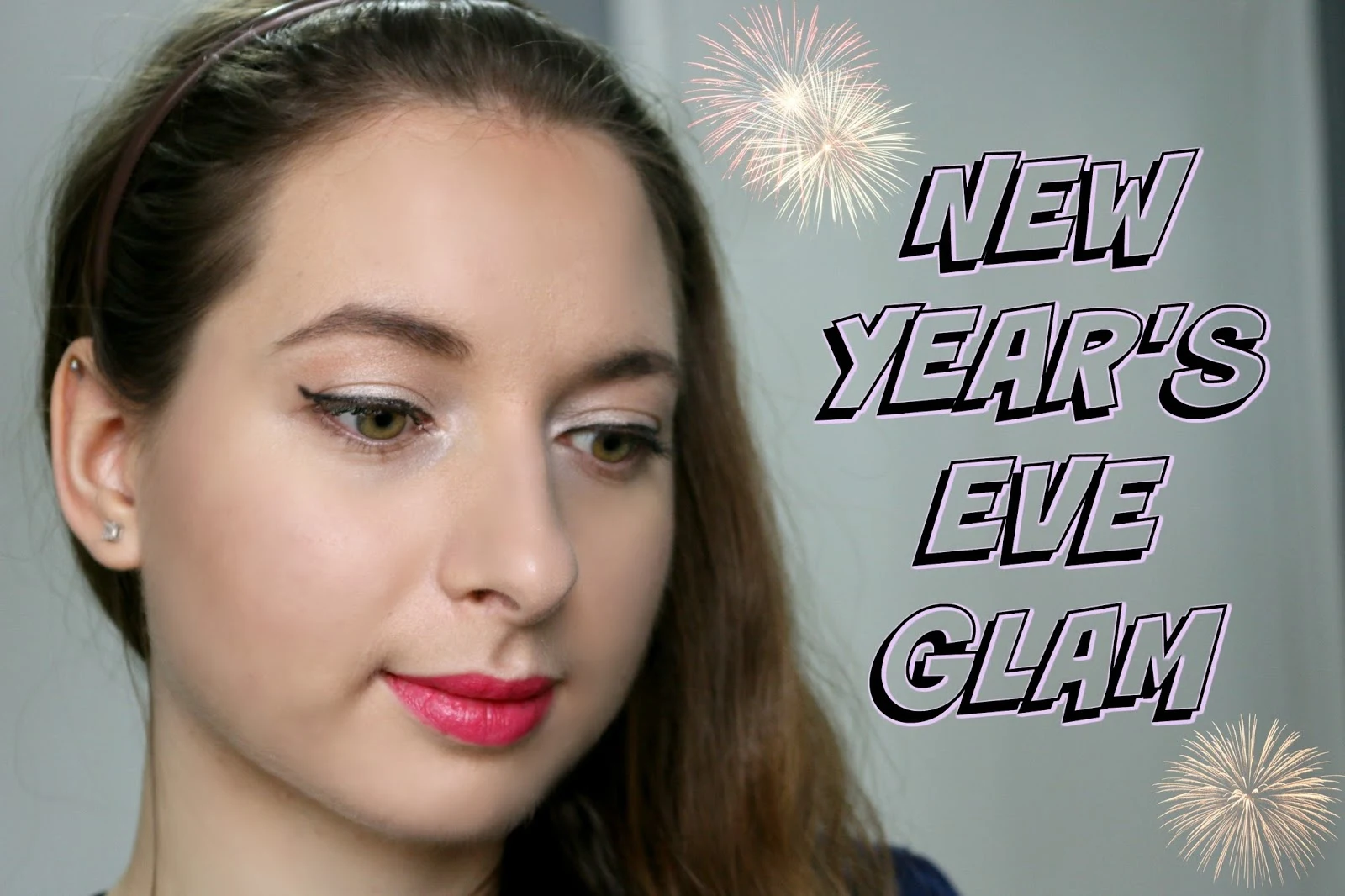 New Years Eve Glam Makeup Tutorial Soft Peachy Gold Eyes