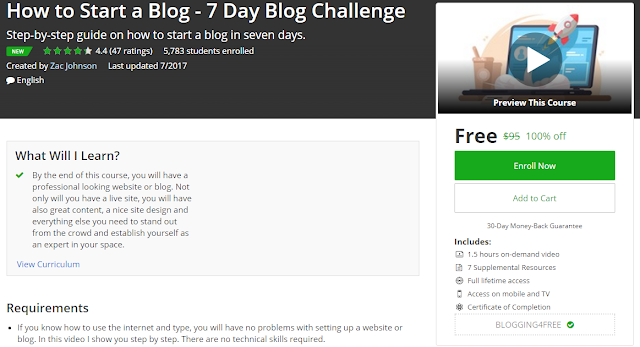  How to Start a #Blog - 7 Day Blog Challenge