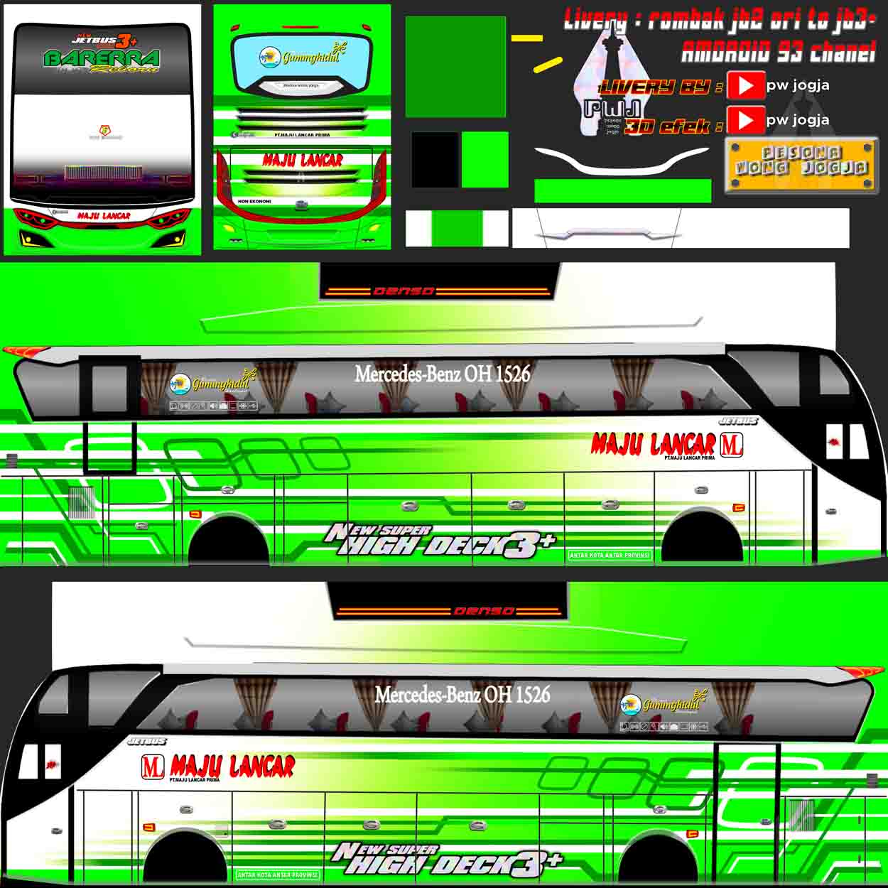 download livery bus maju lancar