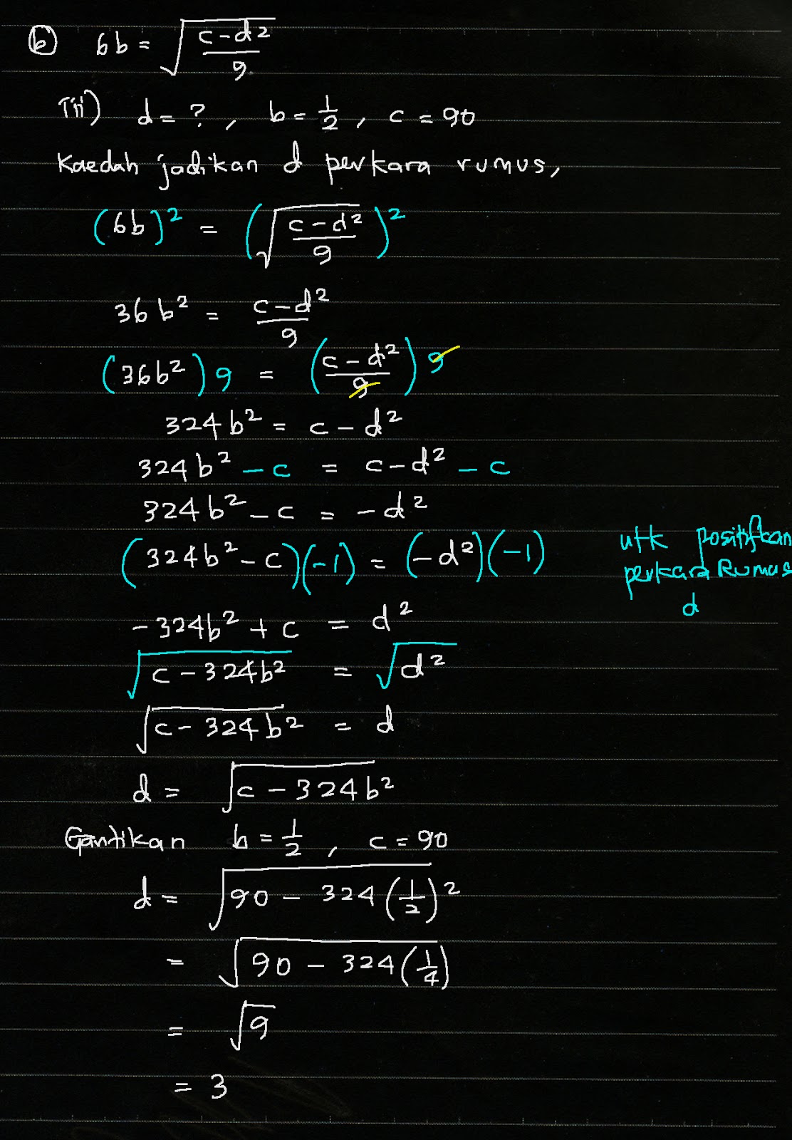 Cikgu Azman - Bukit Jalil: Tingkatan 2 Matematik Bab 3 