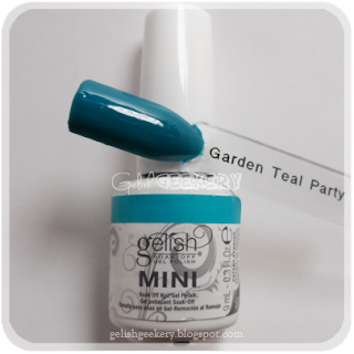 Gelish Swatch Garden Teal Party