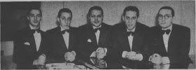 Elvino Vardaro, Julio De Caro, Ciriaco Ortiz, Francisco De Caro y Carlos Marcucci, integrantes de los Virtuosos