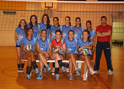 Les volleyeuse du Volleyball Club Lyon Francheville