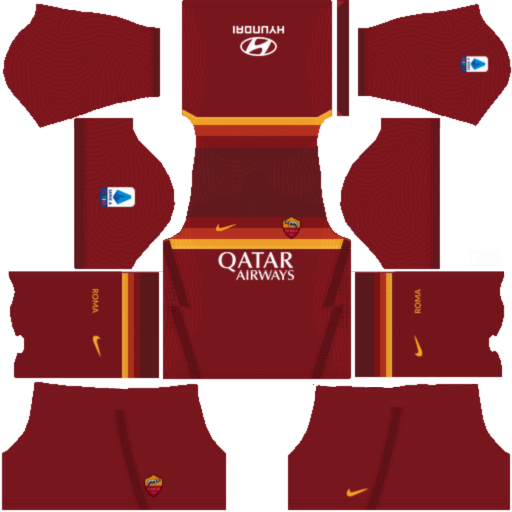 Kits AS Roma 2021 - Dream League Soccer 2019 & FTS