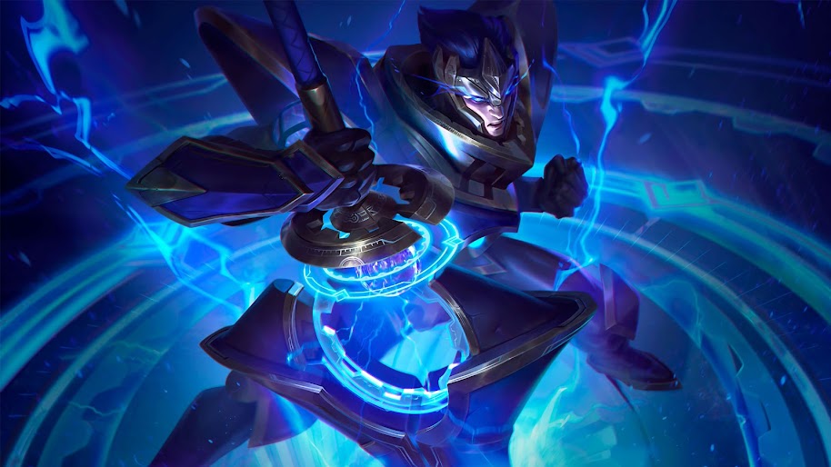 Hextech Jarvan Iv Splash Art Skin Lol 4k Wallpaper 61