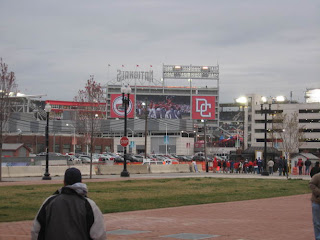 First View of Nationals Park