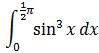 Integral sin pangkat 3