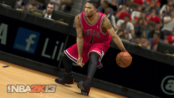 NBA 2k13 First Official Screenshots : Kevin Durant, Derrick Rose & Blake Griffin