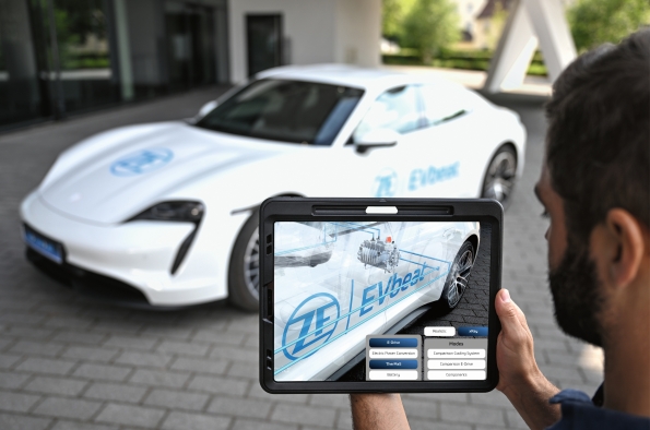 ZF presenta el concepto de vehículo eléctrico EVbeat, un nuevo accionamiento eléctrico de 800 voltios