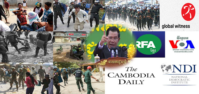 Global Witness​បានថ្កោលទោស​រដ្ឋាភិបាល​កម្ពុជា​ករណី​ធ្វើ​ទុក្ខបុកម្នេញ​ឬធ្វើការបោសសម្អាតសំឡេង​ឯករាជ្យ-Global Witness condemns sweeping attack on independent voices in Cambodia