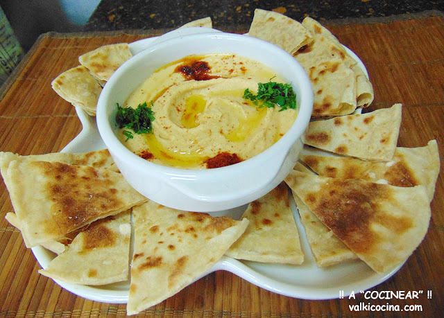 Hummus y tahini casero