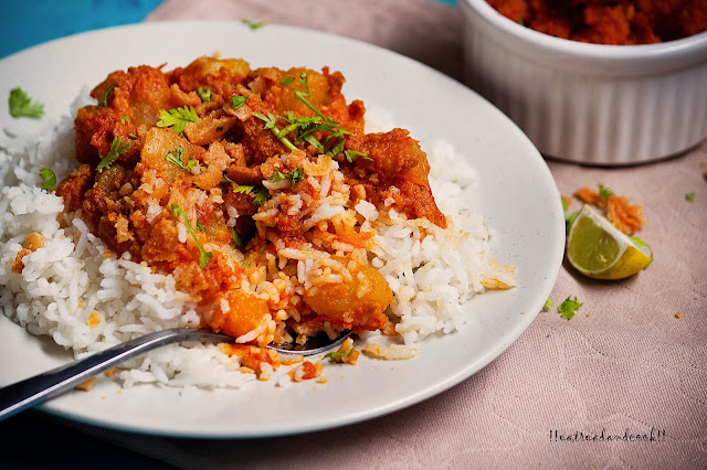 how to cook bengali style Tomato Posto recipe / Tomato Curry in a Poppy Seeds Paste recipe and preparation with step by step pictures