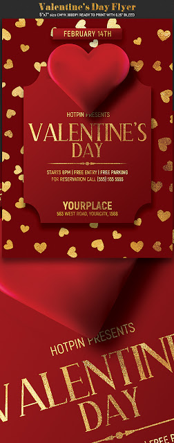  Valentines Day Flyer Template