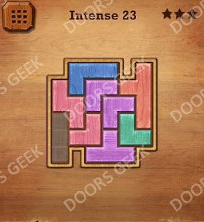 Cheats, Solutions, Walkthrough for Wood Block Puzzle Intense Level 23