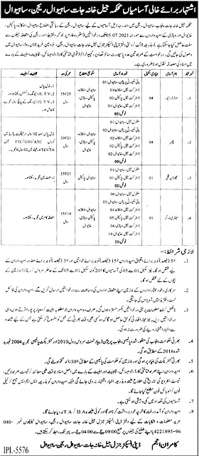 Prison Department Punjab Jobs | Police Jobs | ns job ads | nsjobads