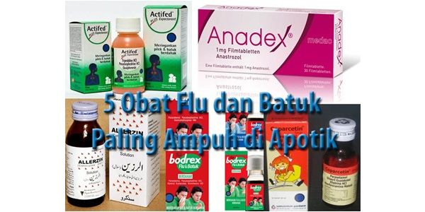 5 Obat  Flu dan Batuk  Paling Ampuh  di  Apotik  Apotek Sehat 