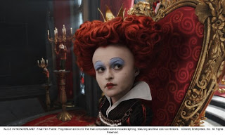 The Queen of Hearts Alice in Wonderland the movie