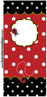 Ladybug Party Free Printable Labels.