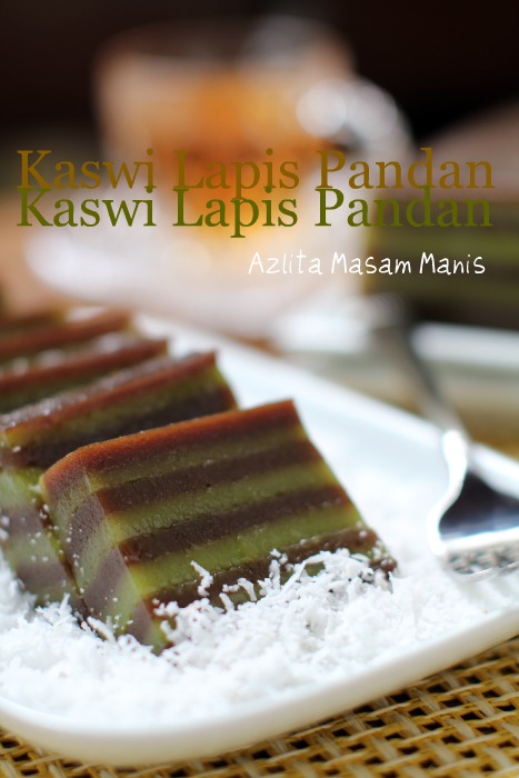 Masam manis: KASWI LAPIS PANDAN