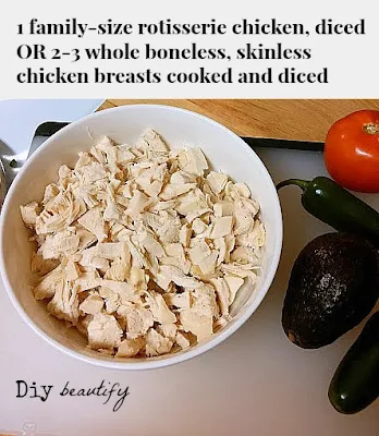 use meat from rotisserie chicken