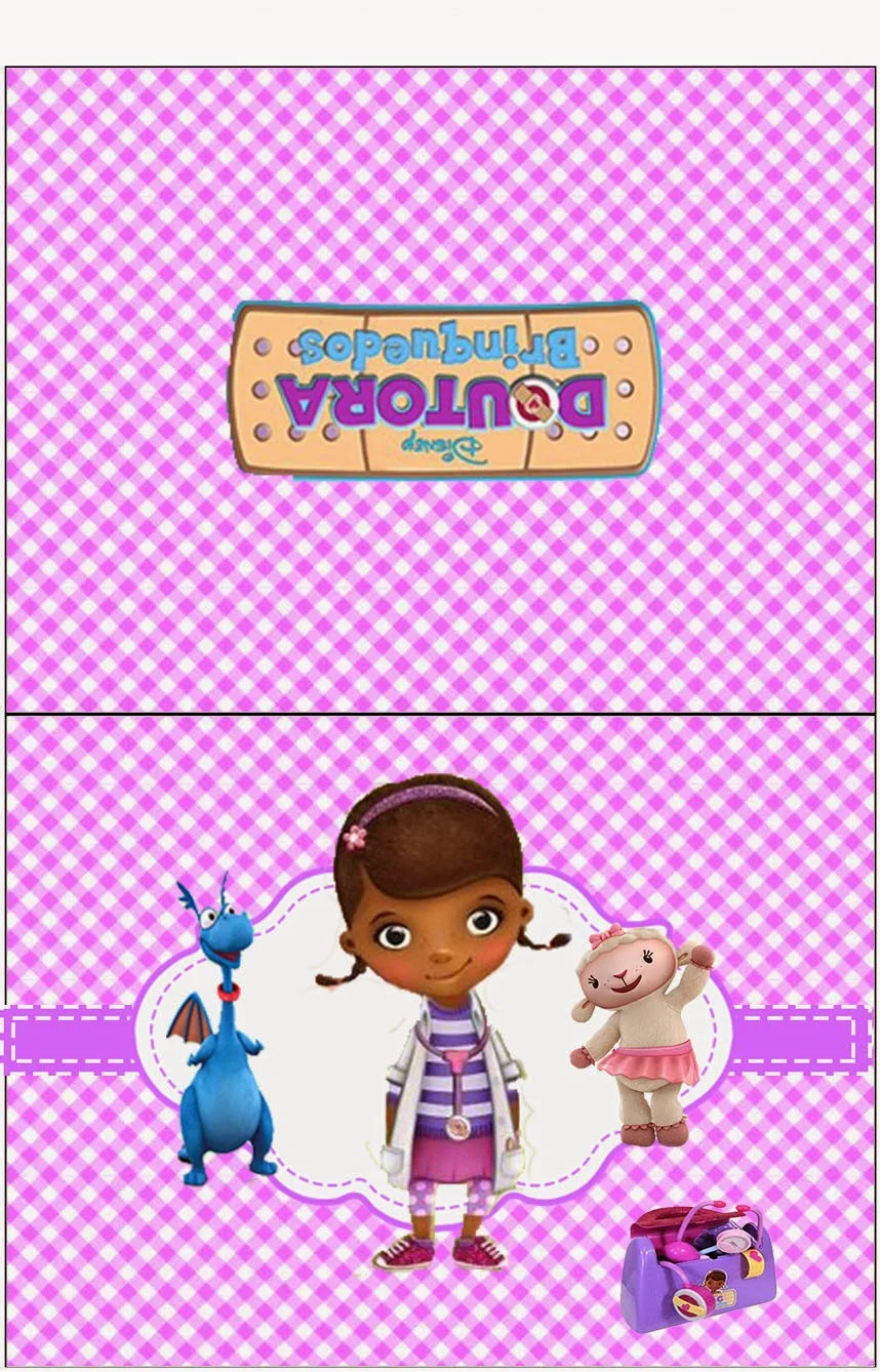 Dc Mcstuffins, Free Printable  Labels.