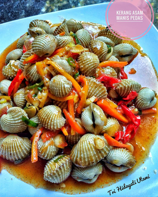 Resep dan Cara Memasak Kerang Dara Asam Manis Pedas