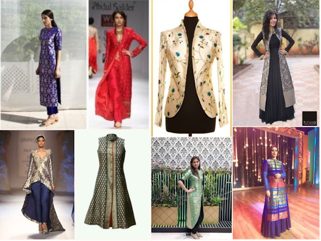 Jackets & over coats from old sarees