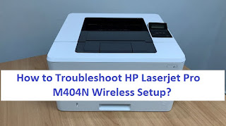 hp laserjet pro m404n wireless setup